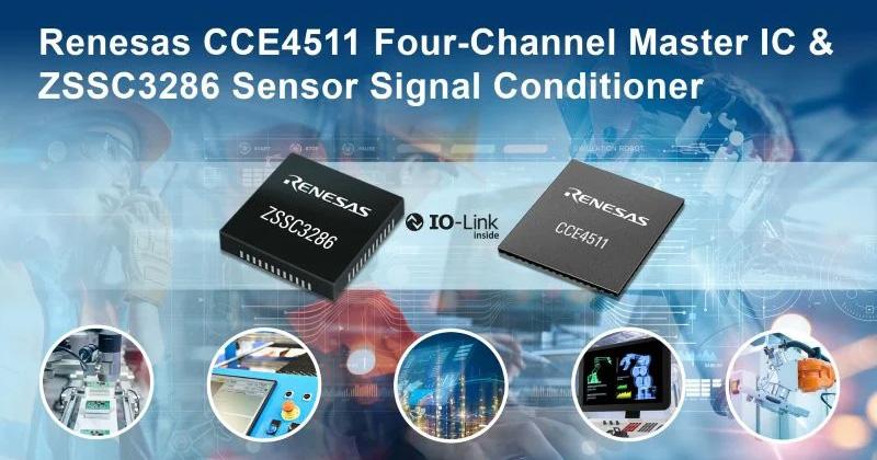 Renesas Releases Two New IO-Link Enhancing Devices